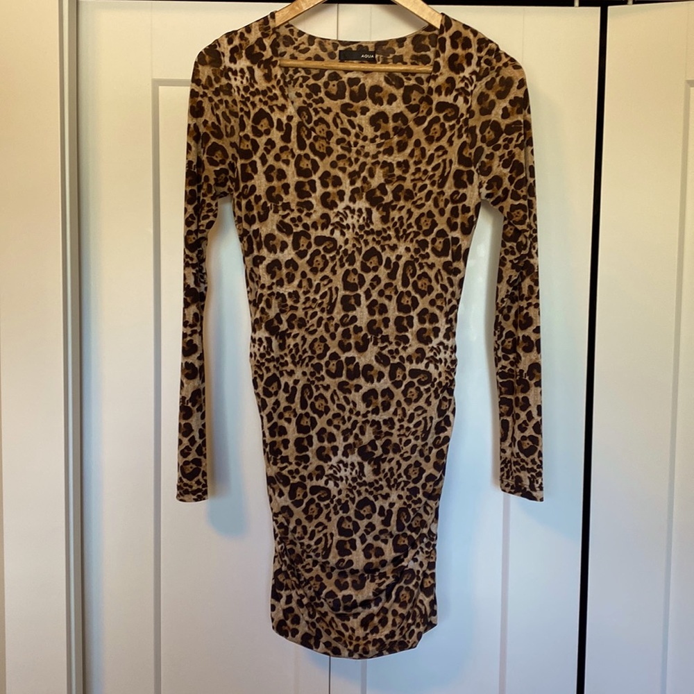Leopard print dress